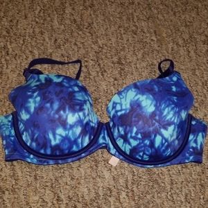 Pink Victoria Secret Demi Bra 36 D ocean blue